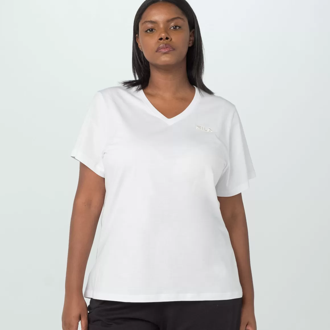 FILA Camiseta Basic Plus Feminina - * Lifestyle | Blusas, camisetas e regatas