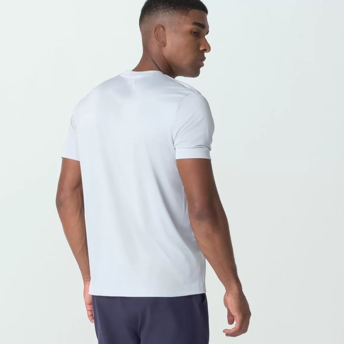 FILA Camiseta Basic Run Print Masculina - * Roupas com Proteção UV | Caminhada e corrida