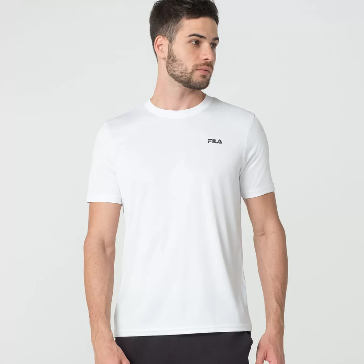 FILA Camiseta Basic Sports Polygin Masculina - * Respirabilidade | Roupas com Proteção UV