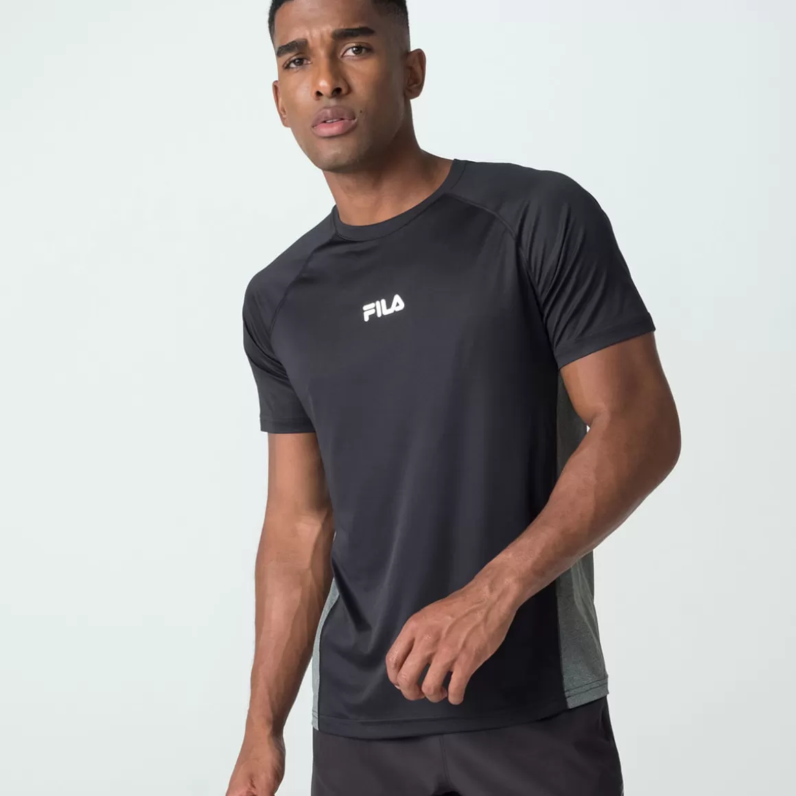 FILA Camiseta Blend Mix Masculina - * Roupas com Proteção UV | Academia e treino