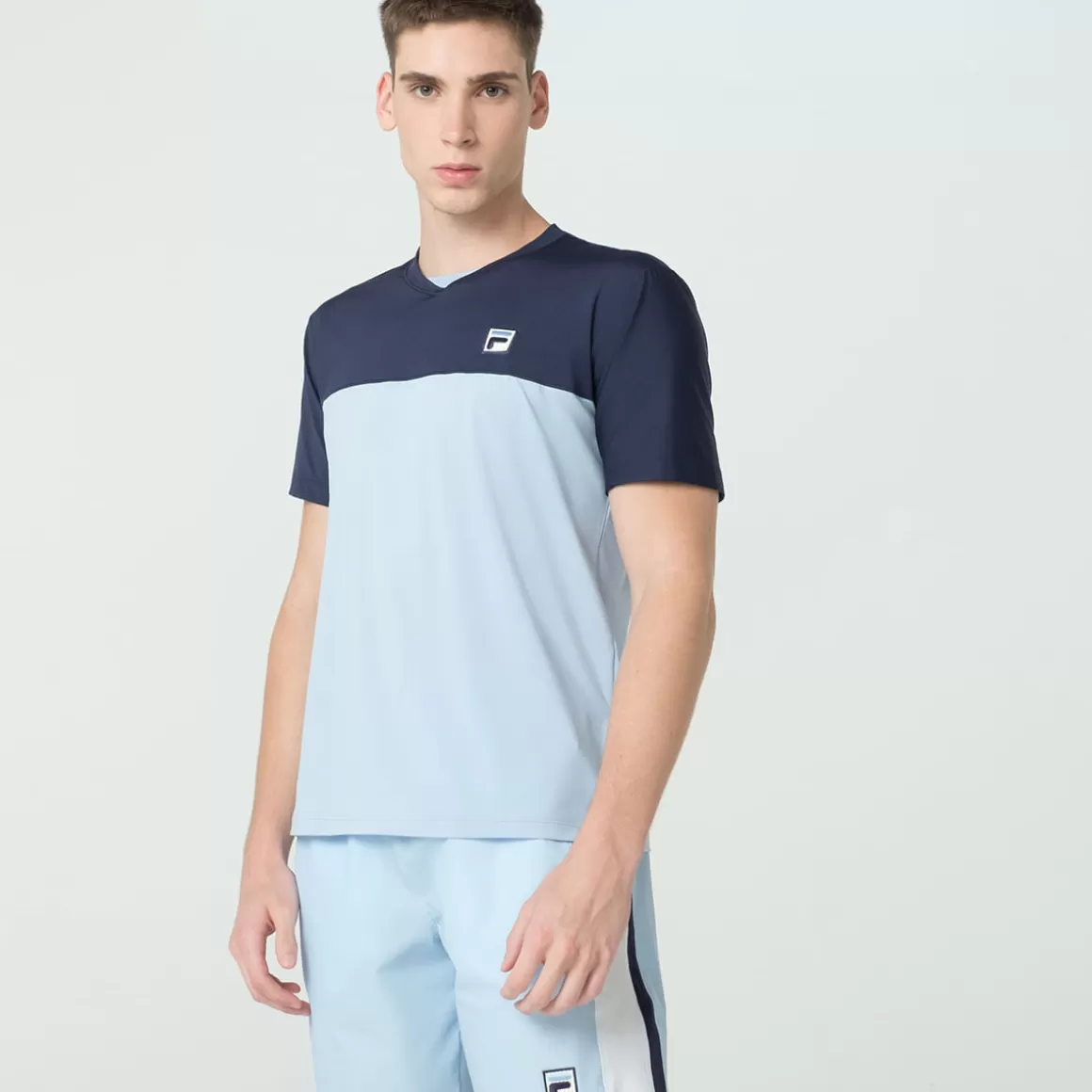 FILA Camiseta Block Masculina - * Respirabilidade | Roupas com Proteção UV