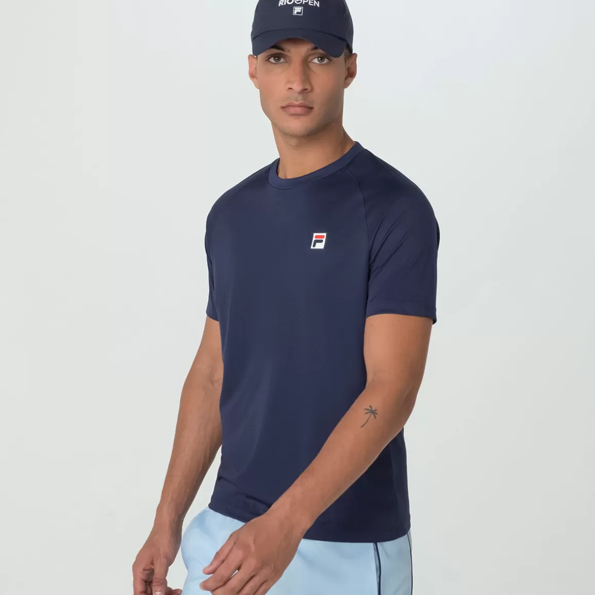 FILA Camiseta Classic II Masculina - * Respirabilidade | Roupas com Proteção UV