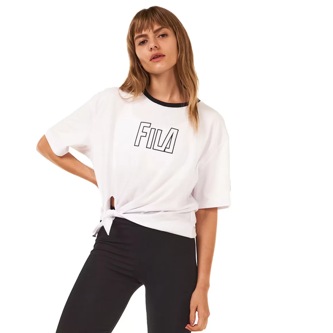 FILA Camiseta Cropped Street Hop Feminina - * Lifestyle | Blusas, camisetas e regatas