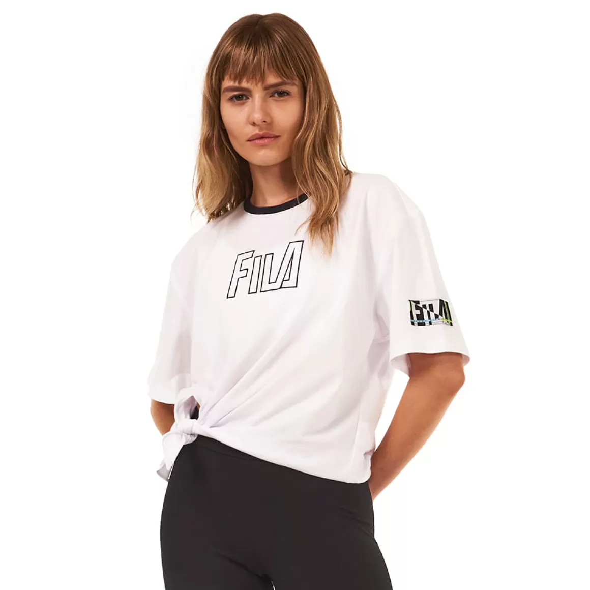 FILA Camiseta Cropped Street Hop Feminina - * Lifestyle | Blusas, camisetas e regatas