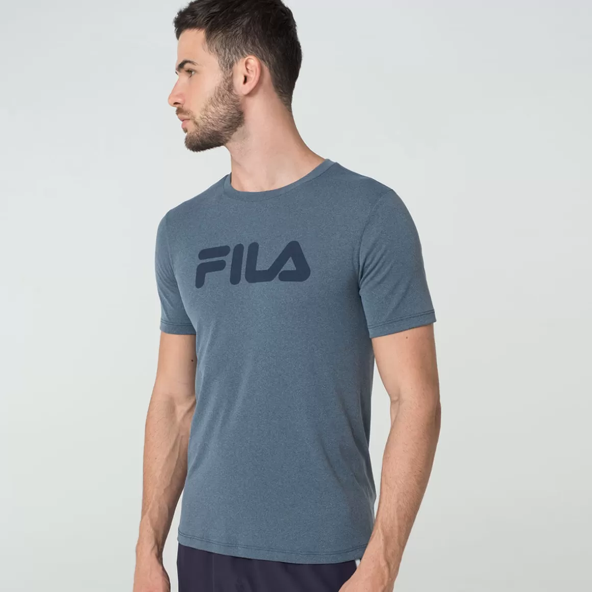 FILA Camiseta Eclipse Masculina - * Roupas com Proteção UV | Academia e treino