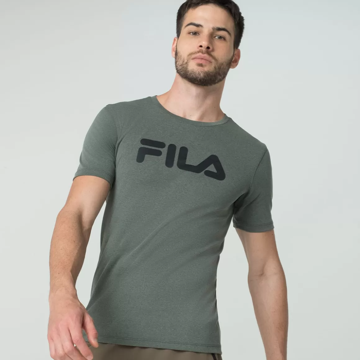 FILA Camiseta Eclipse Masculina - * Roupas com Proteção UV | Academia e treino