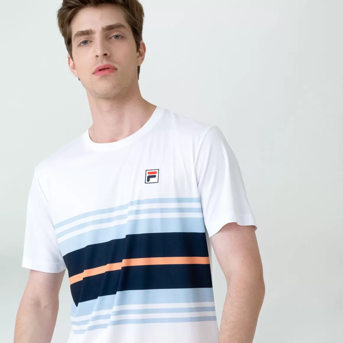 FILA Camiseta Fbox Colors Masculina - * Respirabilidade | Roupas com Proteção UV