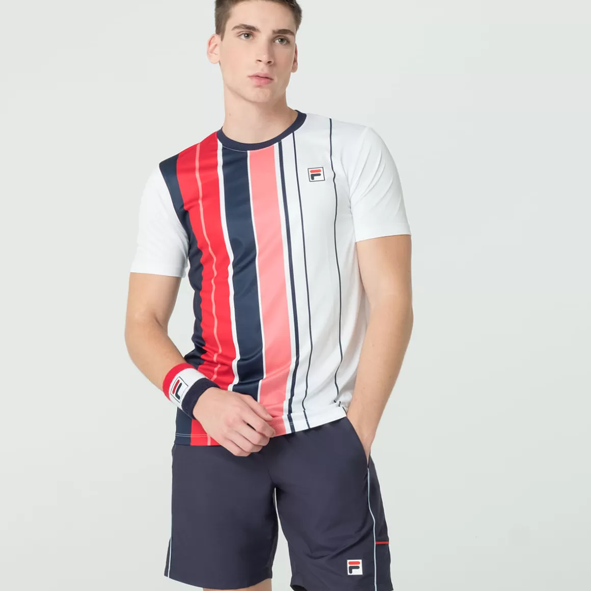FILA Camiseta Fbox Colors Masculina - * Respirabilidade | Roupas com Proteção UV