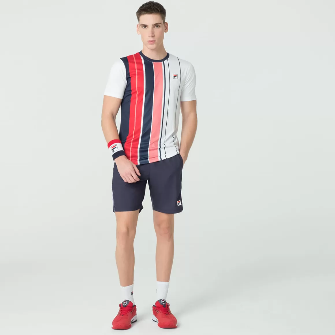 FILA Camiseta Fbox Colors Masculina - * Respirabilidade | Roupas com Proteção UV