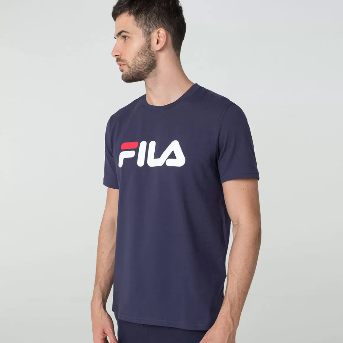 FILA Camiseta Letter Premium III Masculina - * Camisetas e regatas