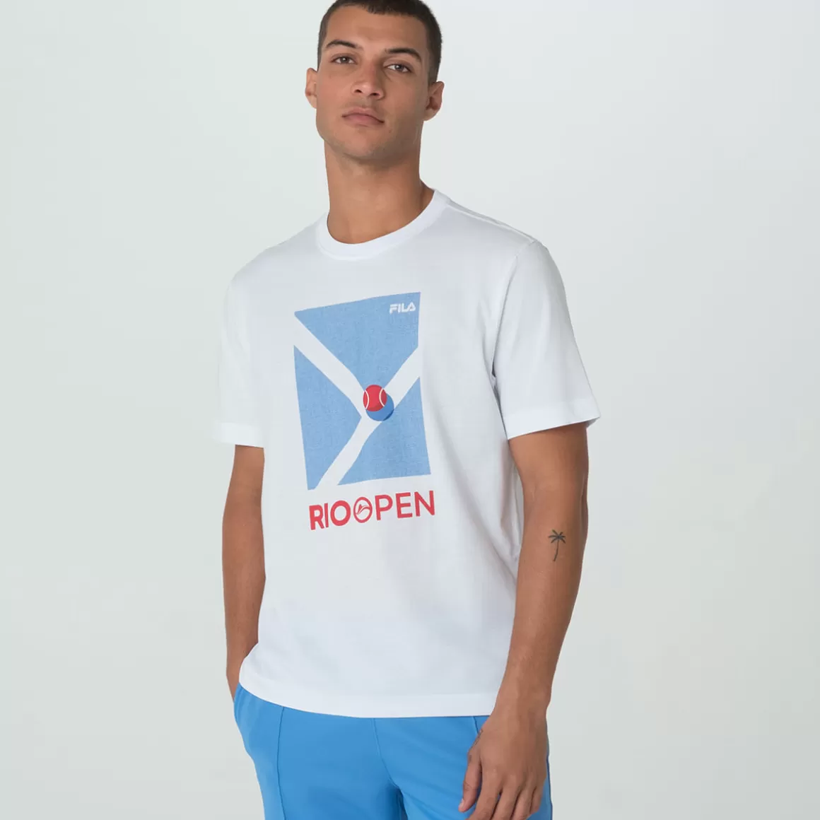 FILA Camiseta Rio Open Square Masculina - * Tennis | FILA Tennis