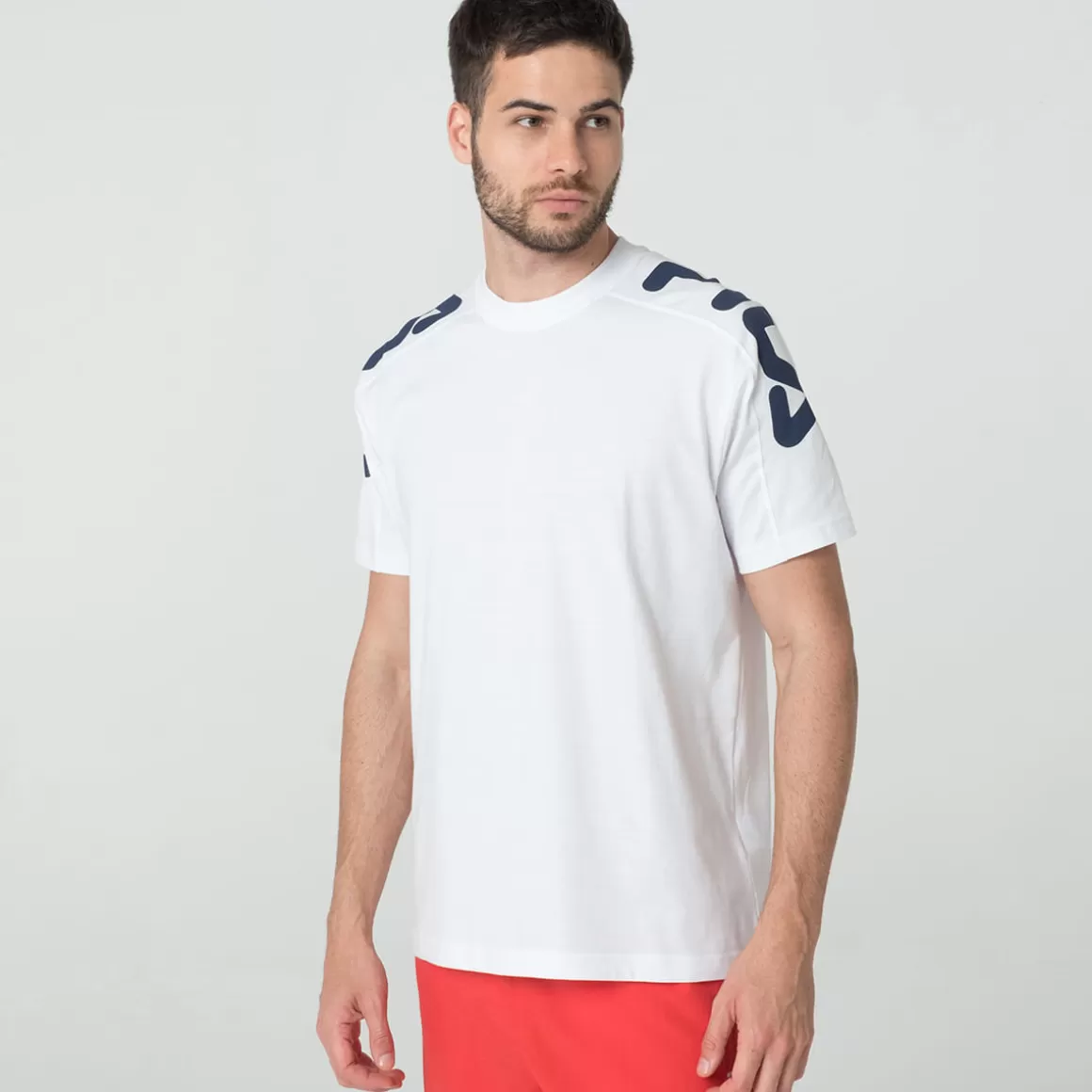 FILA Camiseta Side Letter Masculina - * Lifestyle | Camisetas e regatas