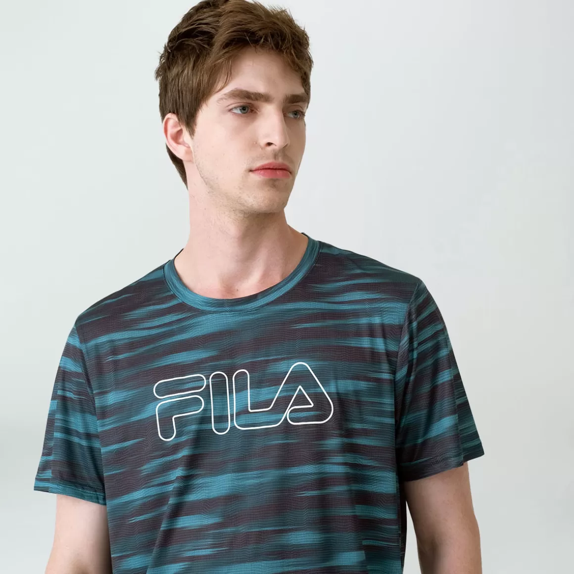 FILA Camiseta Sport Print Masculina - * Respirabilidade | Roupas com Proteção UV