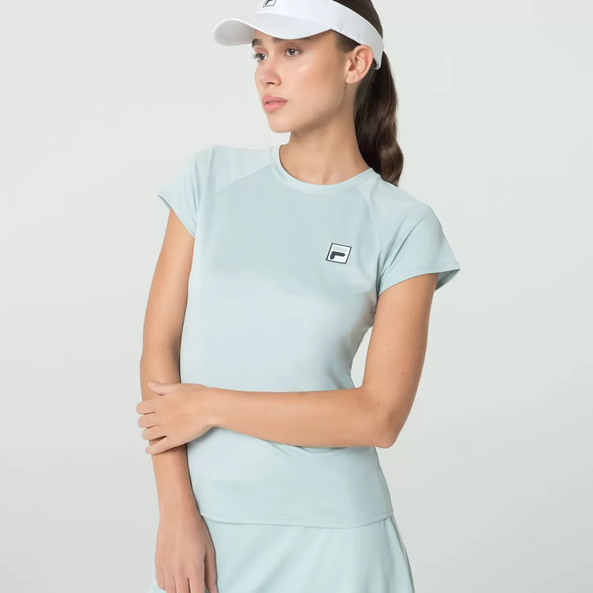 FILA Camiseta Tennis Basic Feminina - * Respirabilidade | Roupas com Proteção UV