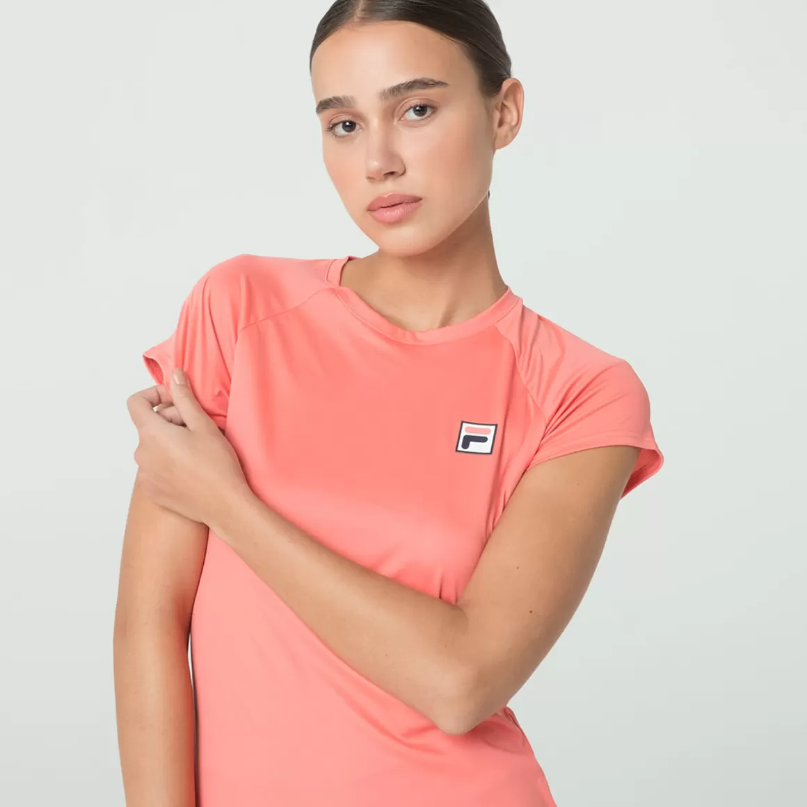 FILA Camiseta Tennis Basic Feminina - * Respirabilidade | Roupas com Proteção UV