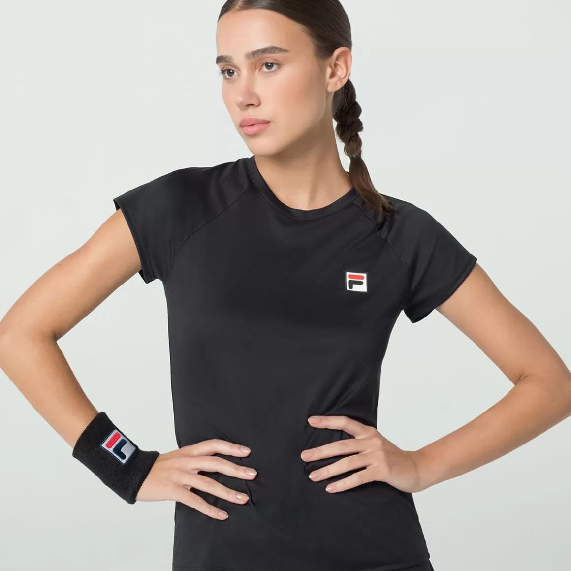 FILA Camiseta Tennis Basic Feminina - * Respirabilidade | Roupas com Proteção UV