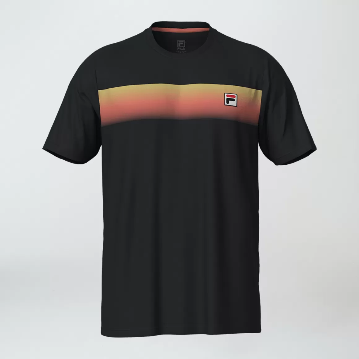 FILA Camiseta Tennis Degrade Masculina - * Respirabilidade | Roupas com Proteção UV