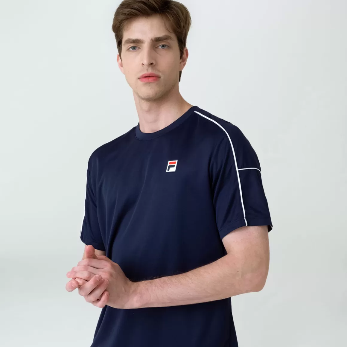 FILA Camiseta Tennis Line Masculina - * Respirabilidade | Roupas com Proteção UV