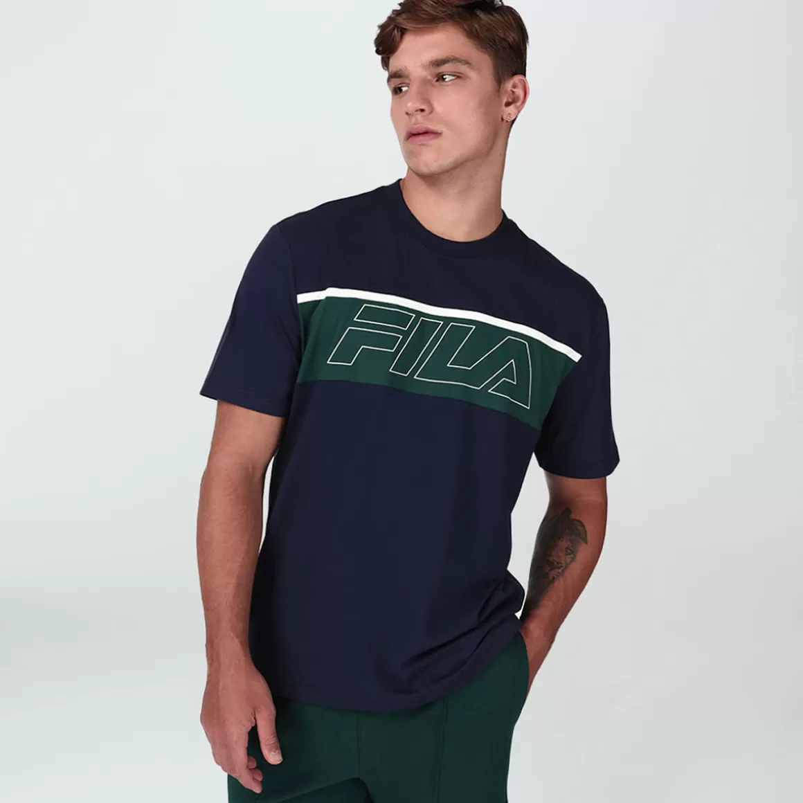 FILA Camiseta Urban Block Masculina - * Heritage | Camisetas e regatas