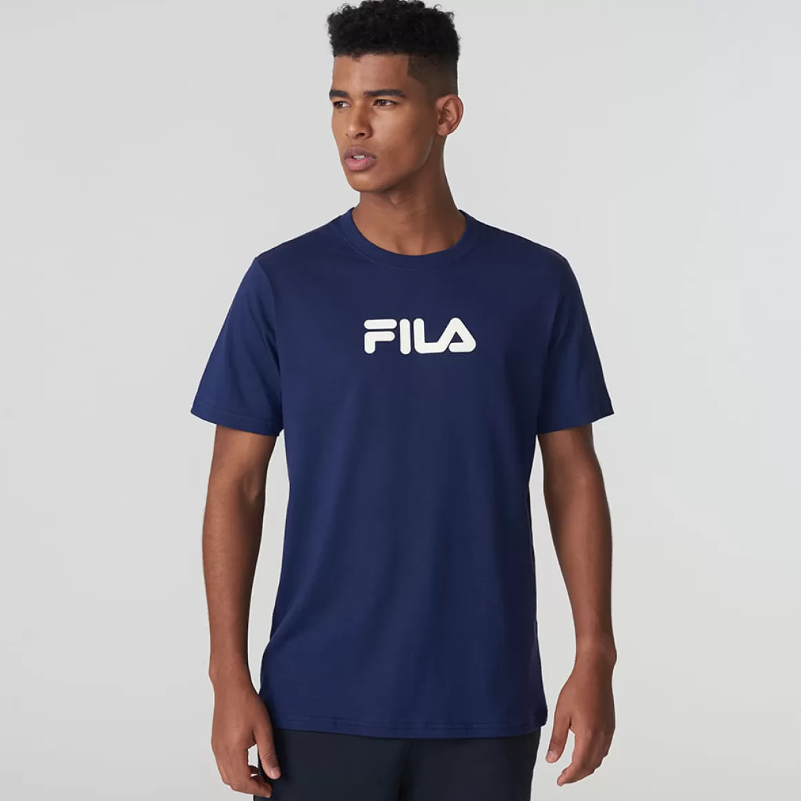 FILA Camiseta Letter Midi Masculina - * Camisetas e regatas