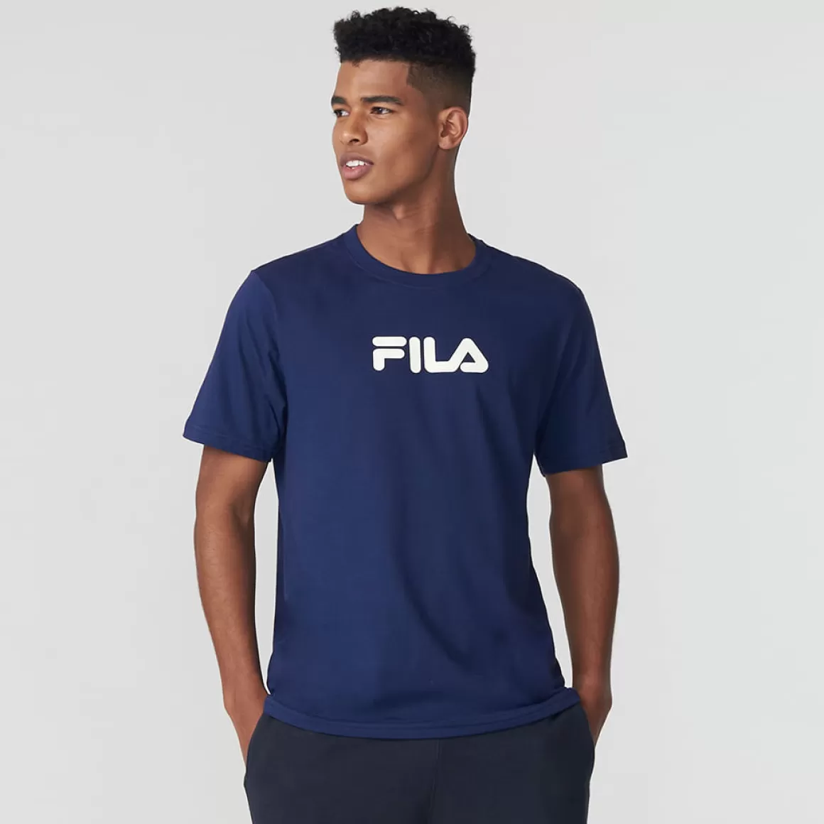 FILA Camiseta Letter Midi Masculina - * Camisetas e regatas