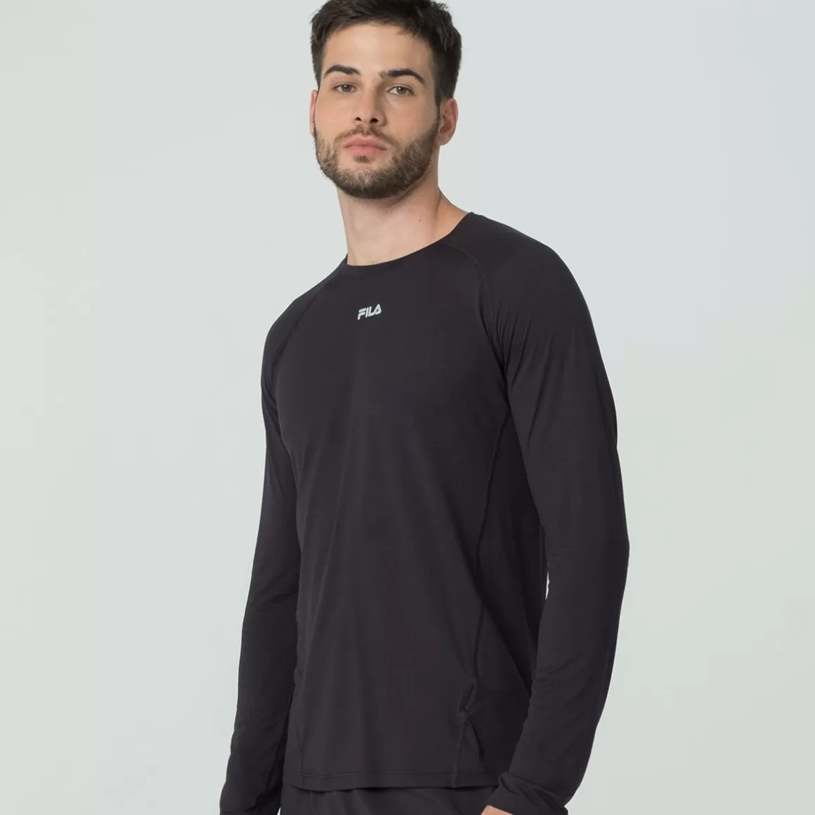 FILA Camiseta Manga Longa Bio II Masculina - * Respirabilidade | Anti-odor