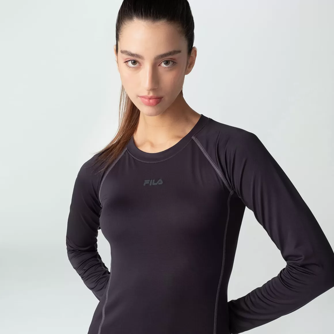 FILA Camiseta Manga Longa Thermo Slim Feminina - * Academia e treino | Academia e treino