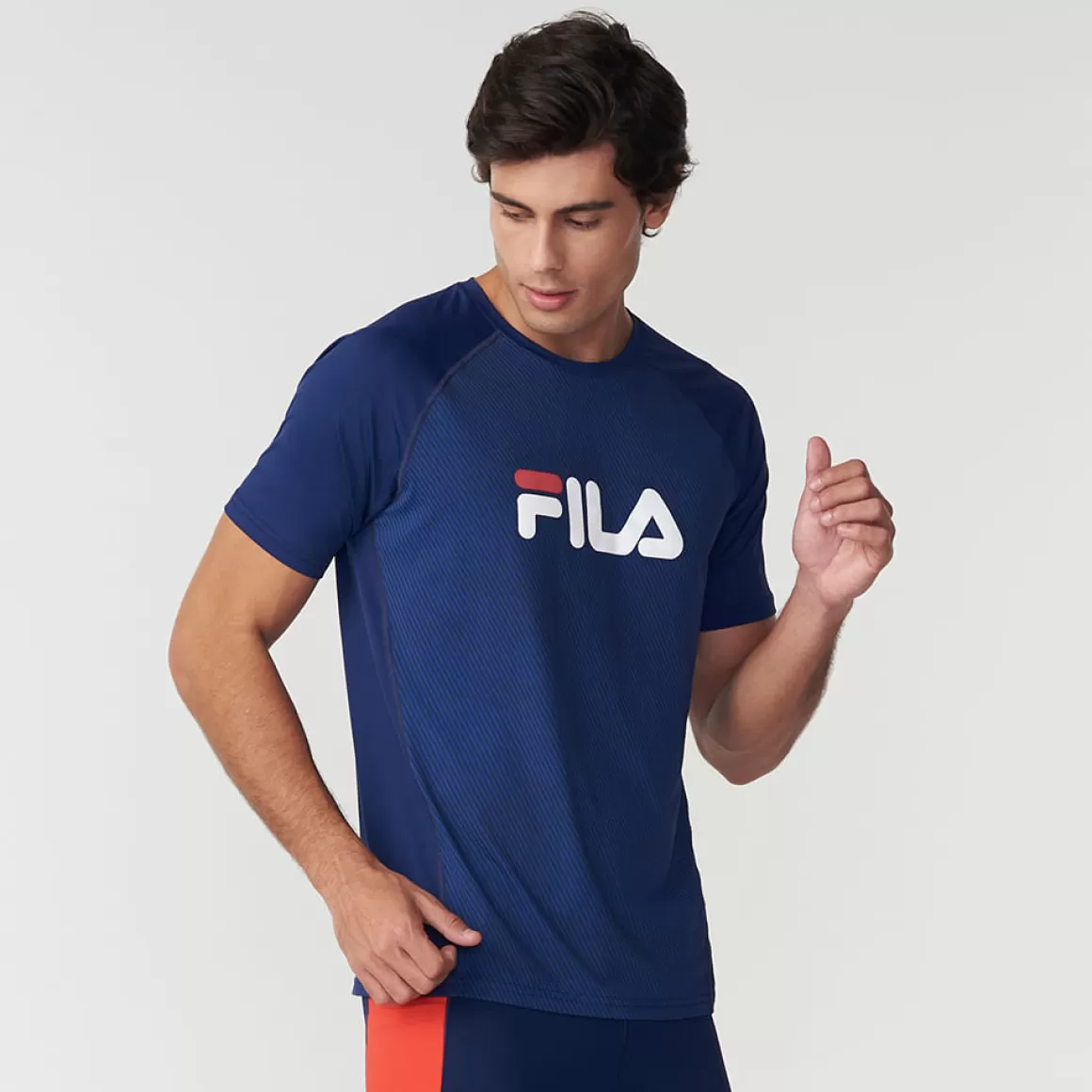 FILA Camiseta Pró Masculina - * Controle de temperatura | Roupas com Proteção UV