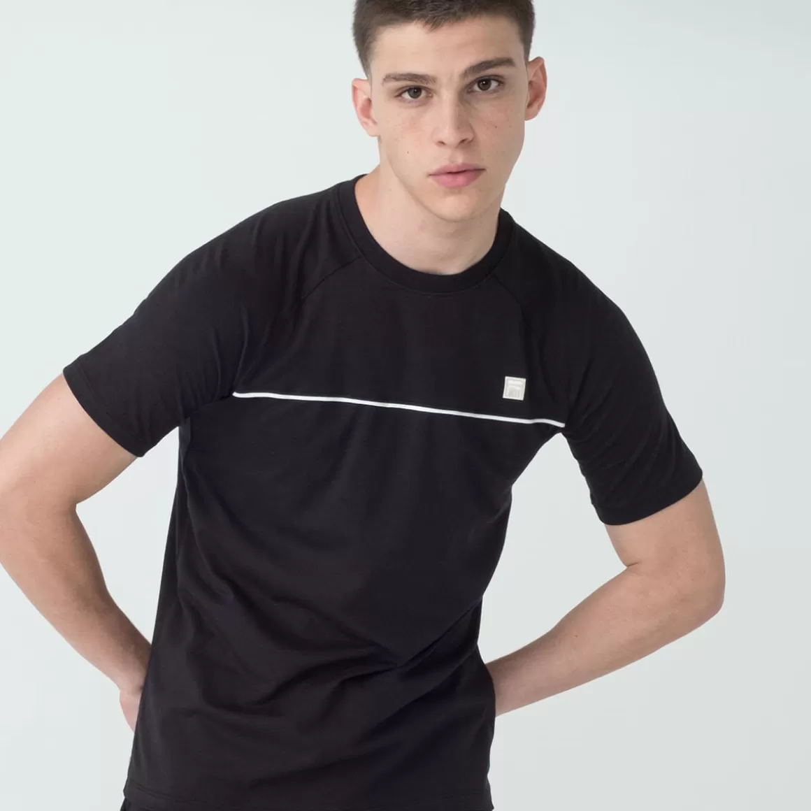 FILA Camiseta Slim Fit Masculina Preta - * Heritage | Camisetas e regatas