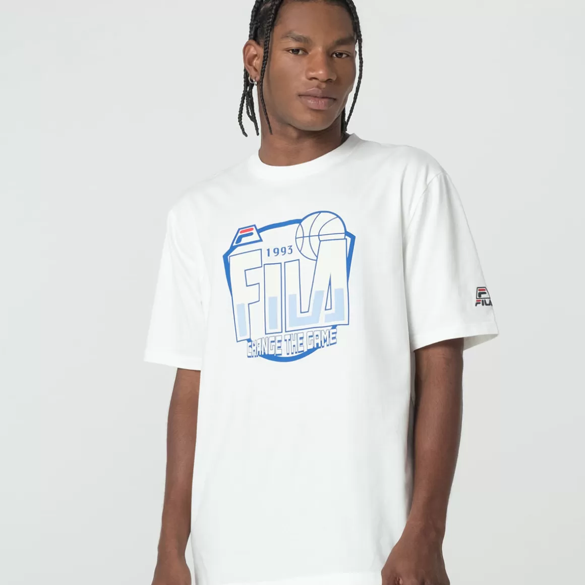 FILA Camiseta Sustentável Masculina Hoops ATL - * Heritage | Camisetas e regatas