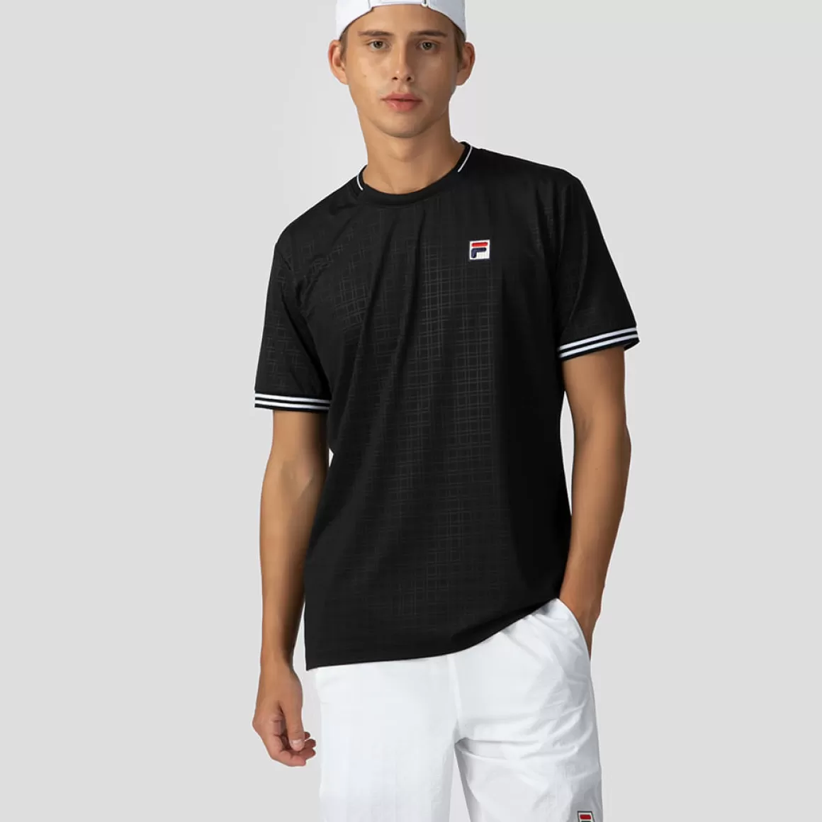 FILA Camiseta Tecnológica Masculina Classic - * Roupas com Proteção UV | FILA Tennis