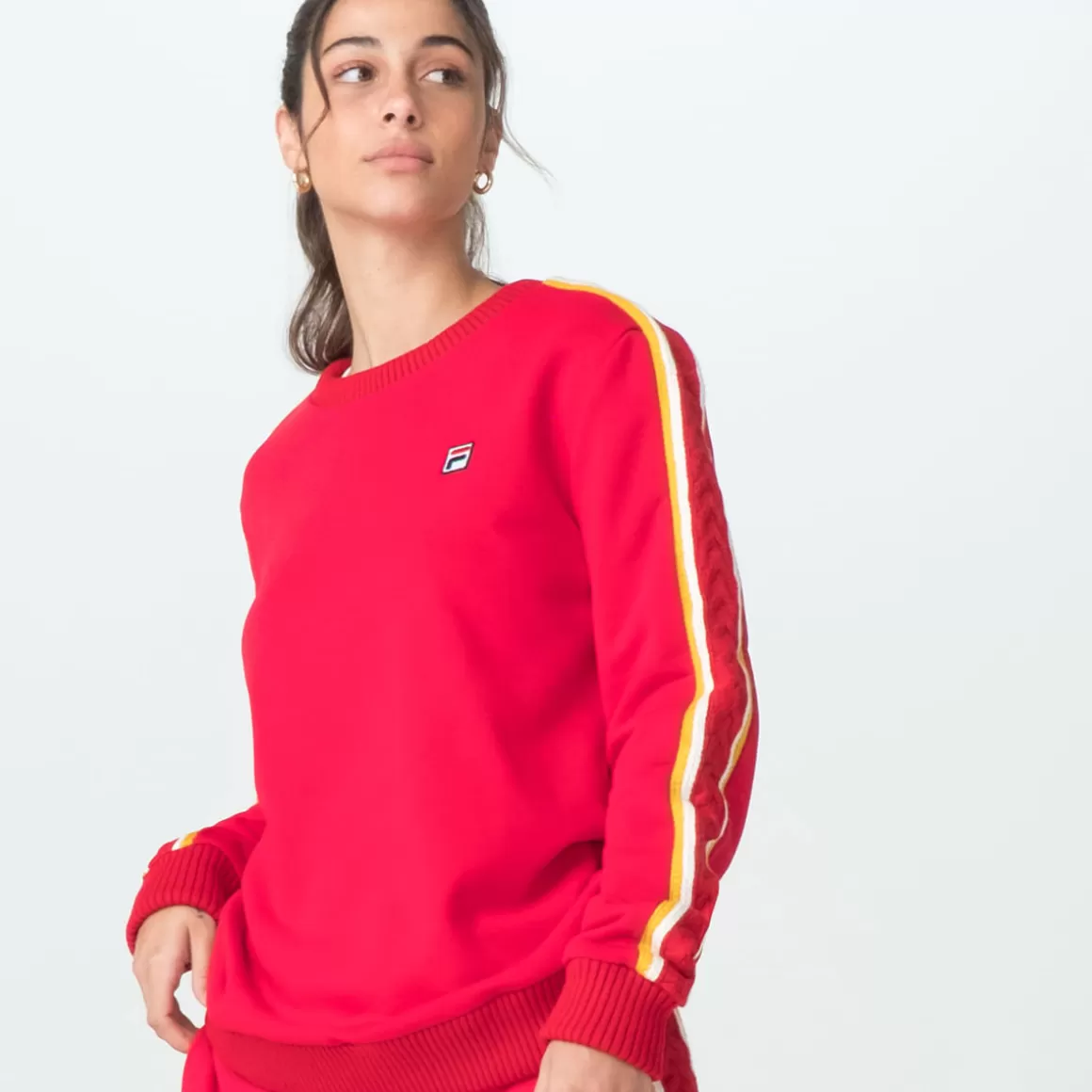 FILA Casaco Casual Unisex Frech Terry Vermelho - * Heritage | Moletons, jaquetas e casacos