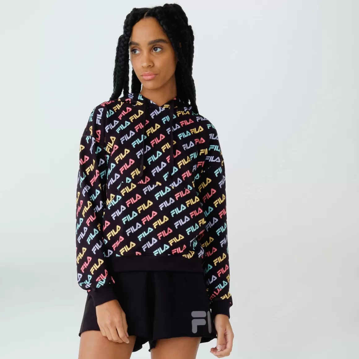 FILA Casaco Com Capuz Colors Fun Feminino - * Lifestyle | Moletons, casacos e jaquetas