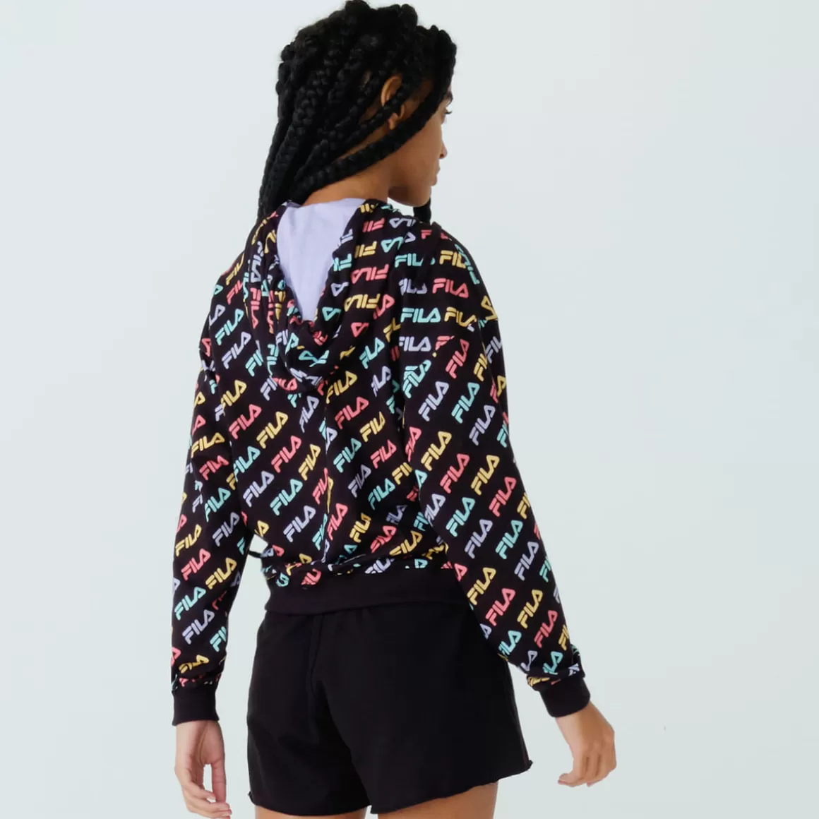 FILA Casaco Com Capuz Colors Fun Feminino - * Lifestyle | Moletons, casacos e jaquetas