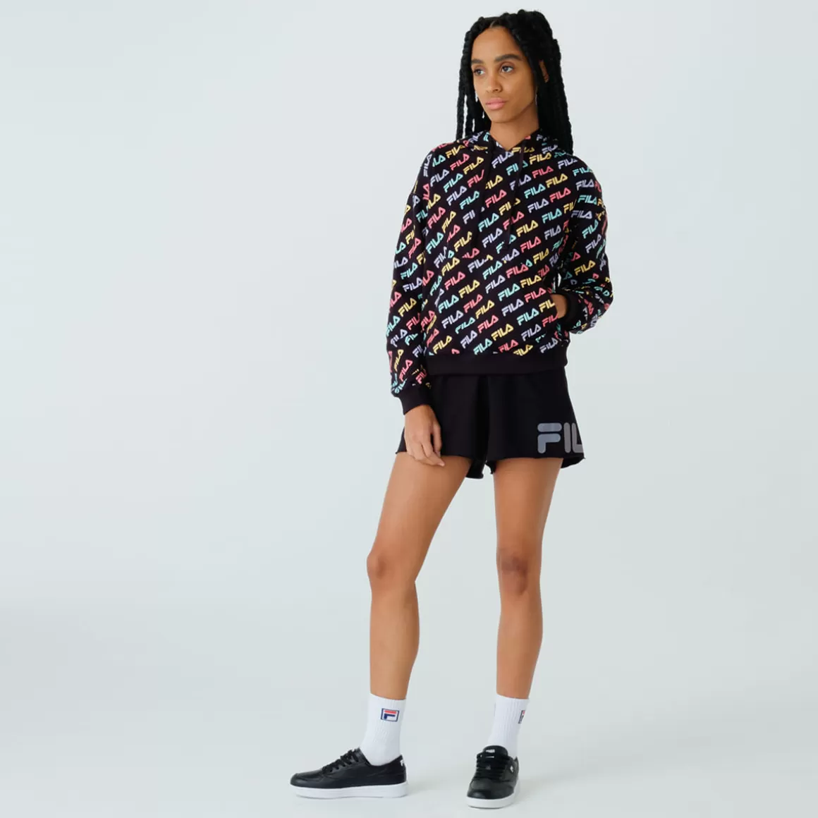 FILA Casaco Com Capuz Colors Fun Feminino - * Lifestyle | Moletons, casacos e jaquetas