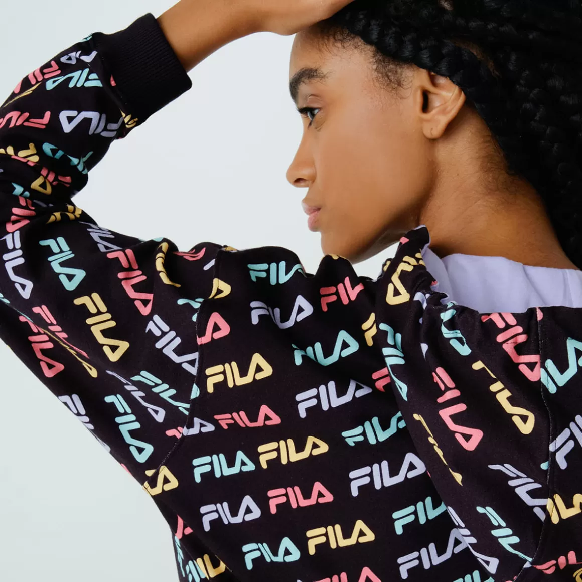 FILA Casaco Com Capuz Colors Fun Feminino - * Lifestyle | Moletons, casacos e jaquetas