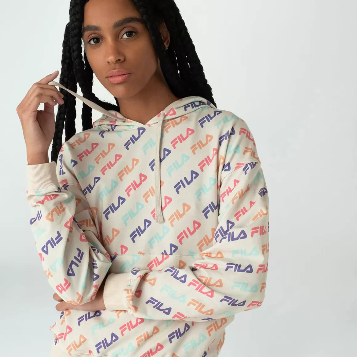 FILA Casaco Com Capuz Colors Fun Feminino - * Moletons, casacos e jaquetas