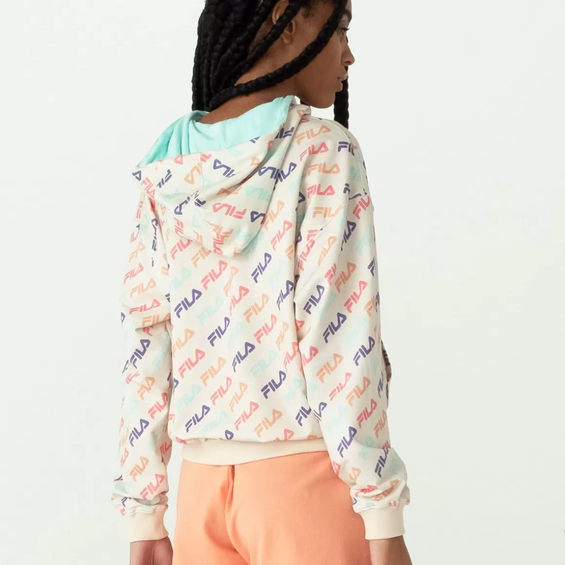 FILA Casaco Com Capuz Colors Fun Feminino - * Moletons, casacos e jaquetas