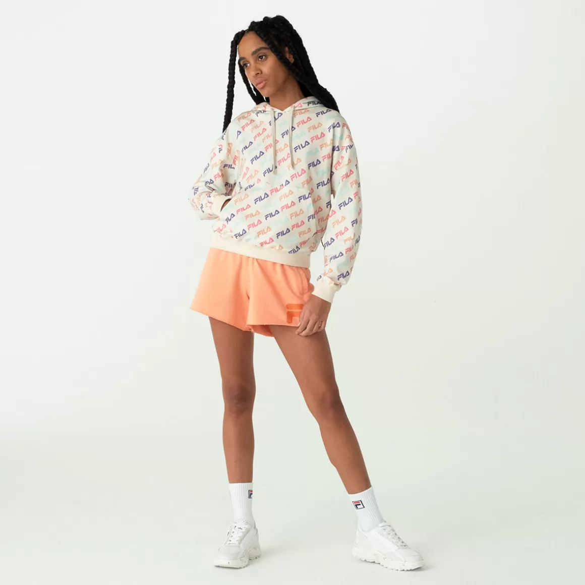 FILA Casaco Com Capuz Colors Fun Feminino - * Moletons, casacos e jaquetas