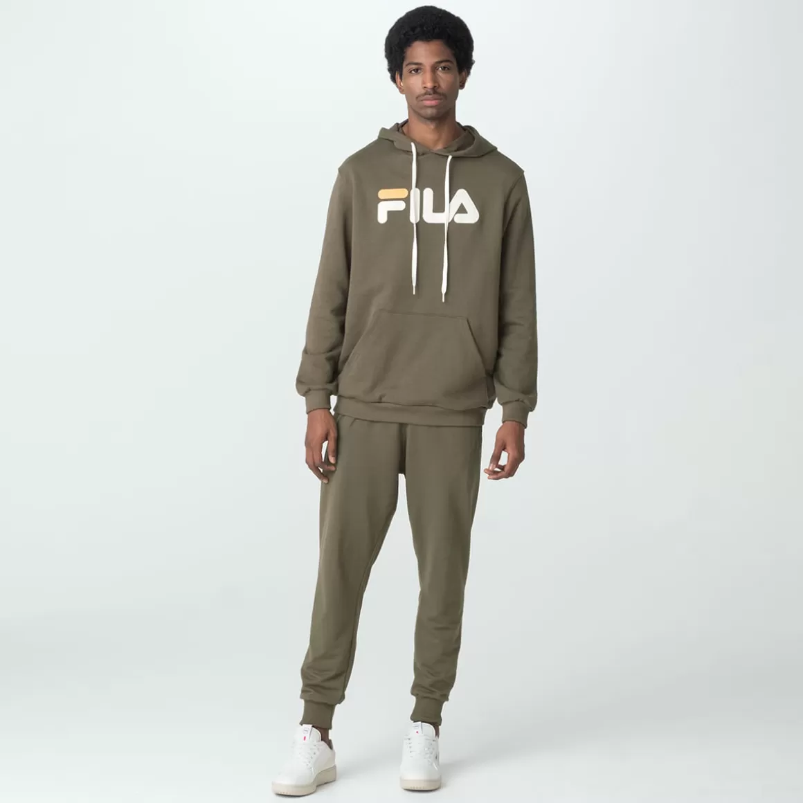 FILA Casaco Com Capuz Confort Letter II Masculino - * Moletons, jaquetas e casacos