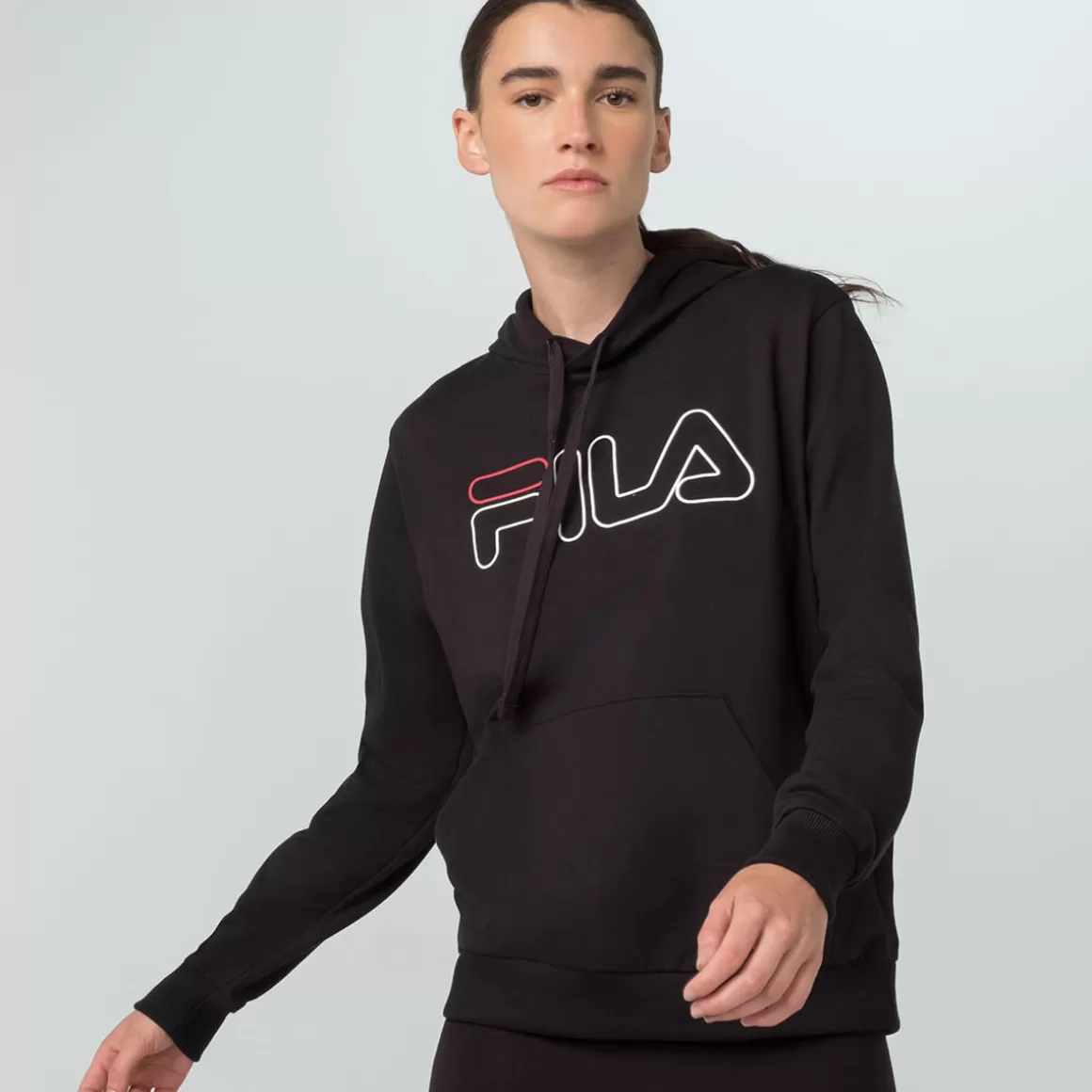 FILA Casaco Com Capuz Outline Basic Feminino - * Moletons, casacos e jaquetas