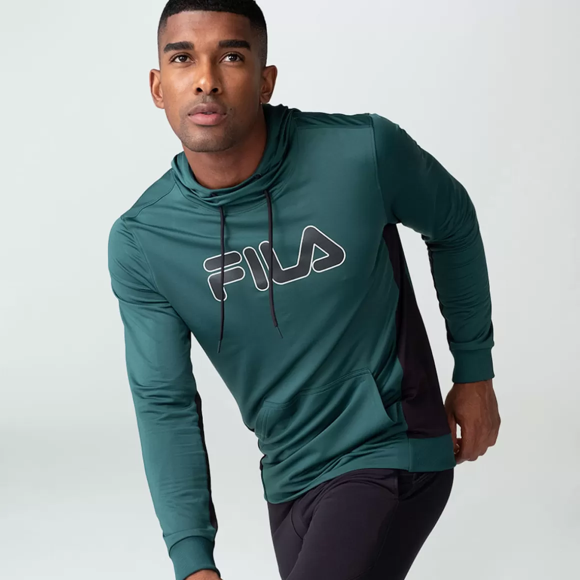 FILA Casaco Com Capuz Sports Color II Masculino - * Academia e treino | Academia e treino