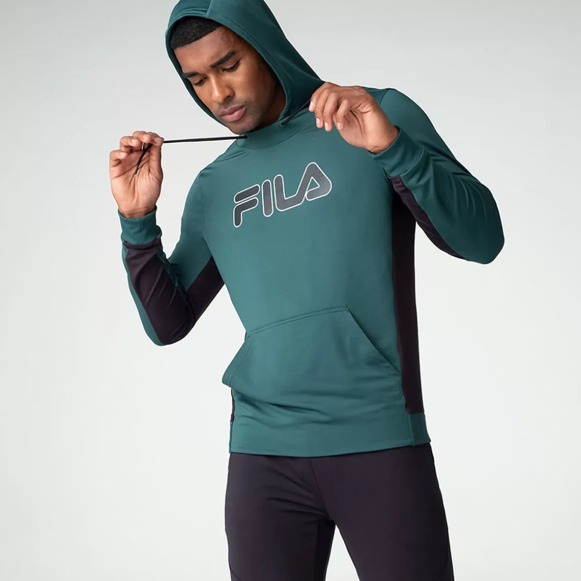 FILA Casaco Com Capuz Sports Color II Masculino - * Academia e treino | Academia e treino