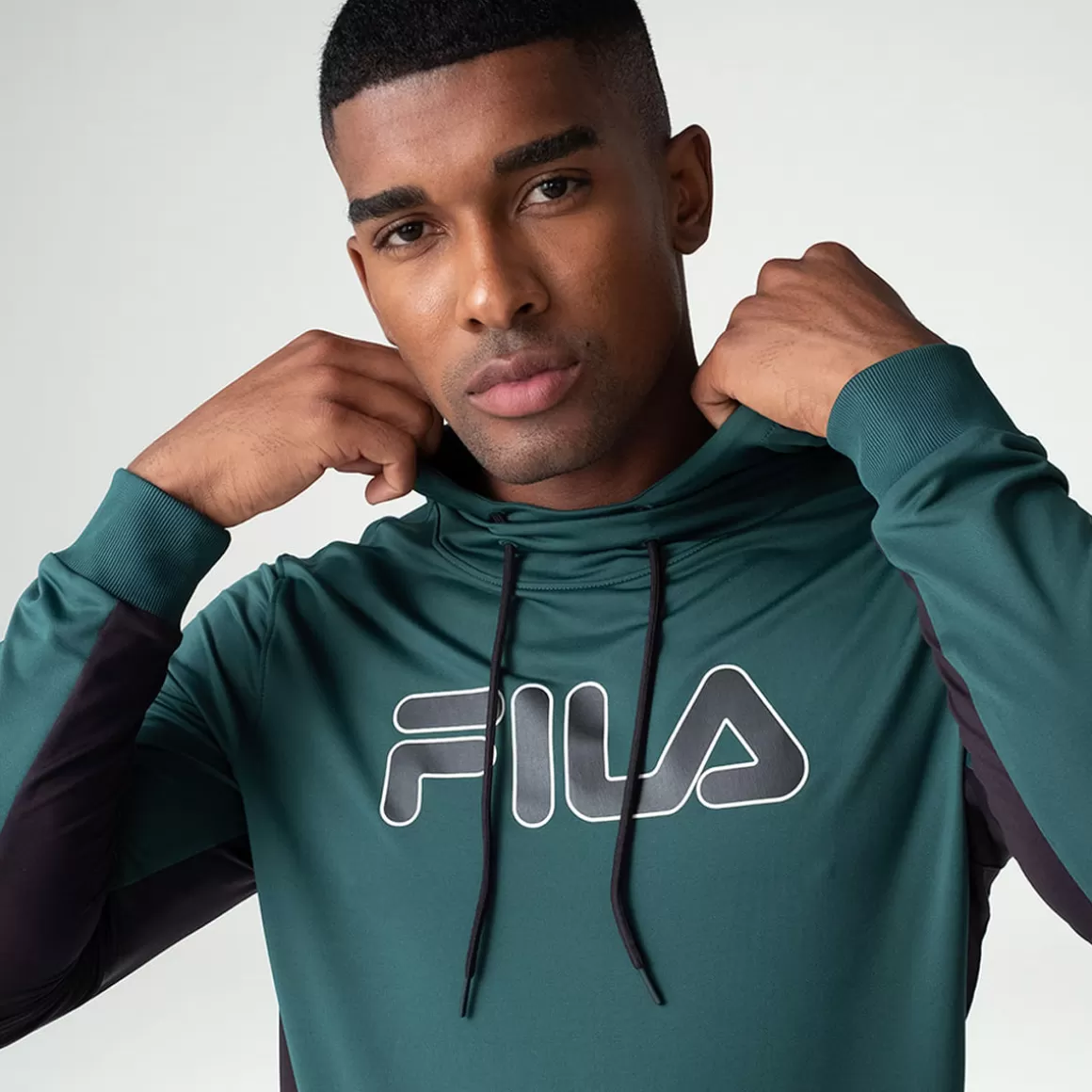 FILA Casaco Com Capuz Sports Color II Masculino - * Academia e treino | Academia e treino