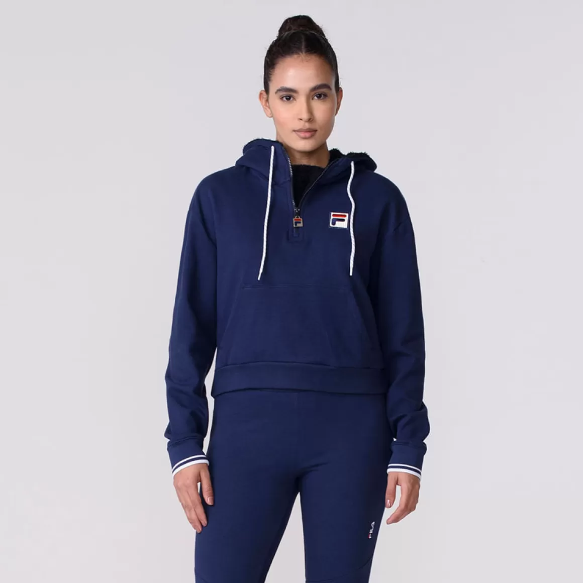 FILA Casaco Com Capuz Half Zip Feminino - * Heritage | Moletons, casacos e jaquetas