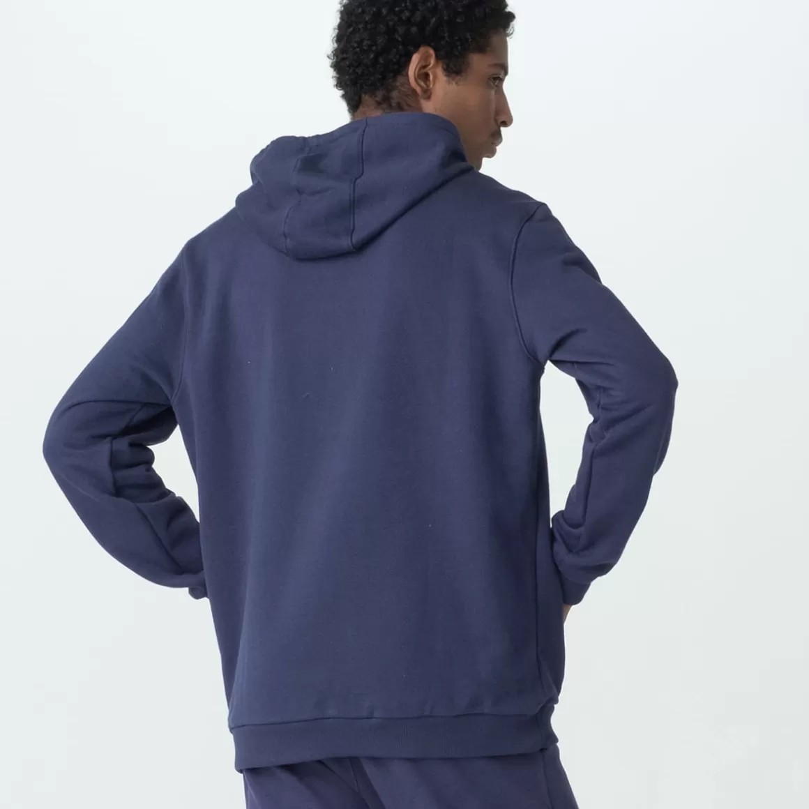 FILA Casaco com Capuz Masculino Comfort Letter II Marinho - * Moletons, jaquetas e casacos