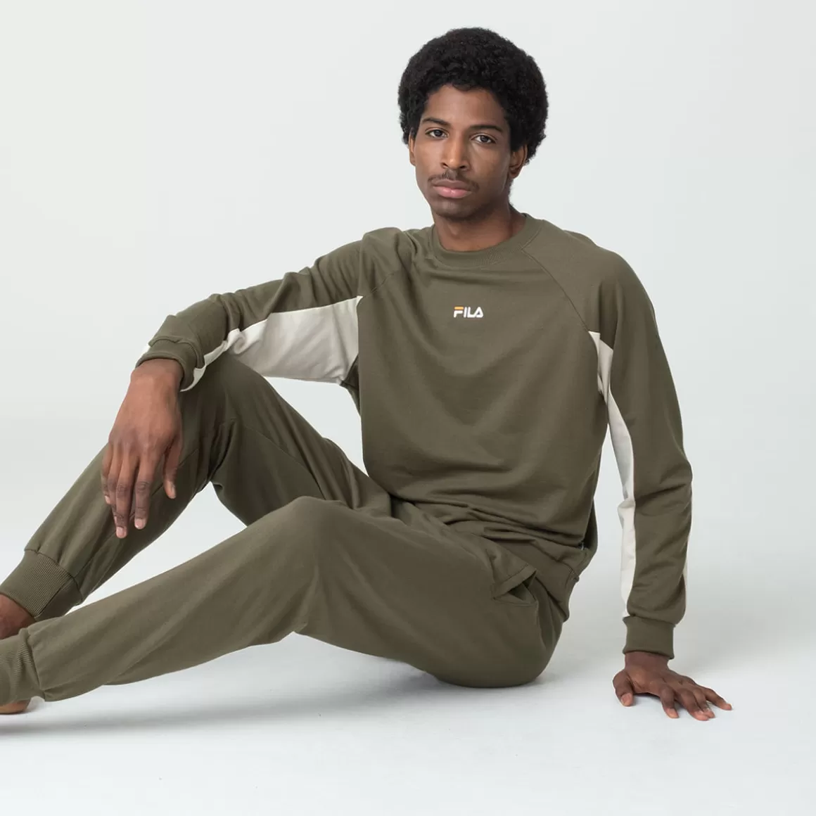 FILA Casaco Color Block Letter Masculino - * Moletons, jaquetas e casacos