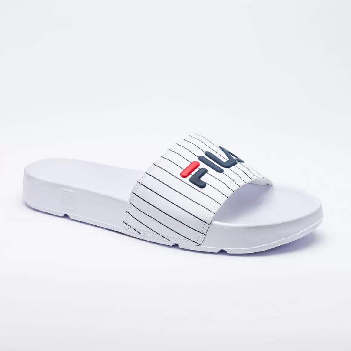 FILA Chinelo Branco Listrado Drifter Basic Masculino - * Natação | Chinelos e sandálias