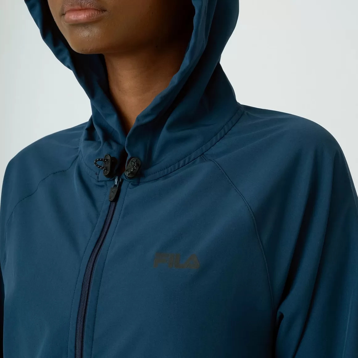 FILA Corta Vento Esportiva Feminina Basic Run Azul Marinho - * Caminhada e corrida | Caminhada e corrida