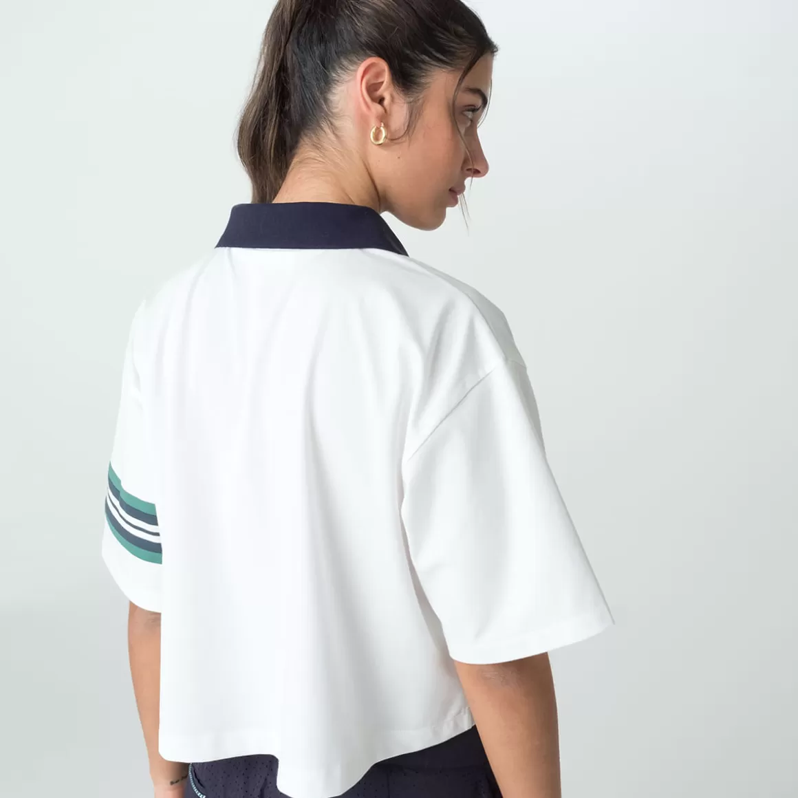 FILA Cropped Polo Feminina Light Jersey - * Heritage | Blusas, camisetas e regatas